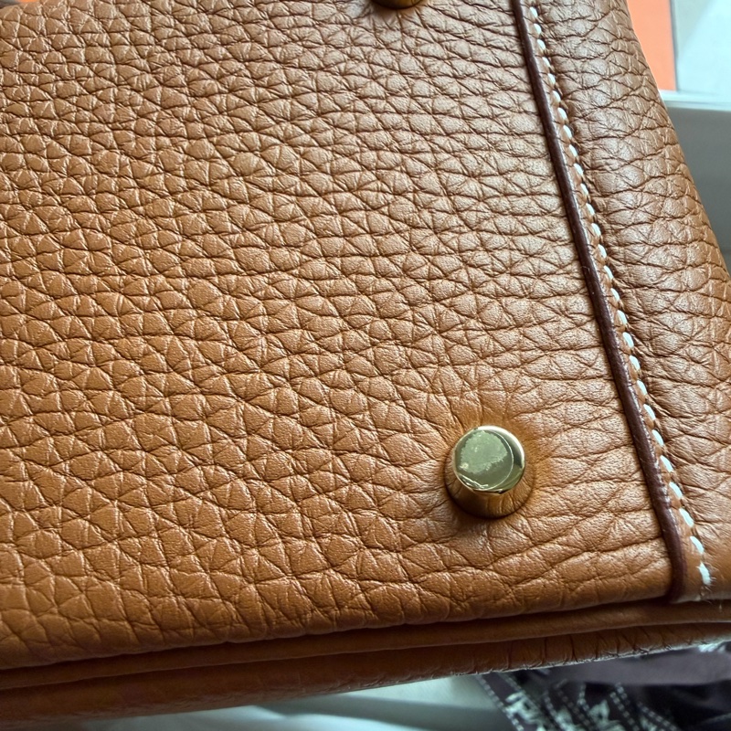 Hermes mini Lindy 金棕金-17