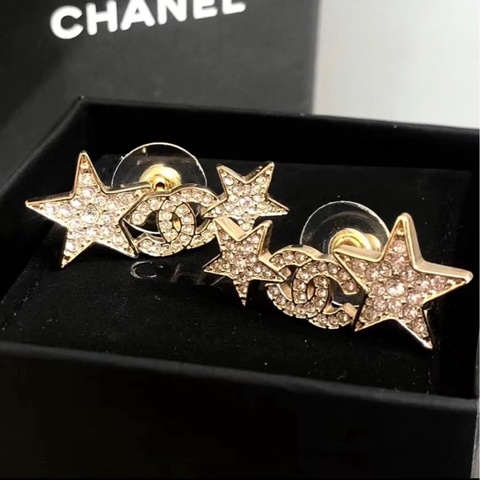 Chanel香奈兒星星耳釘