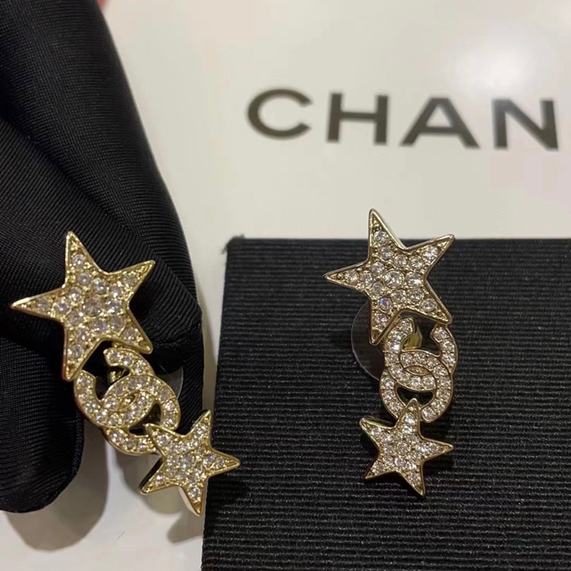 Chanel香奈兒星星耳釘-3