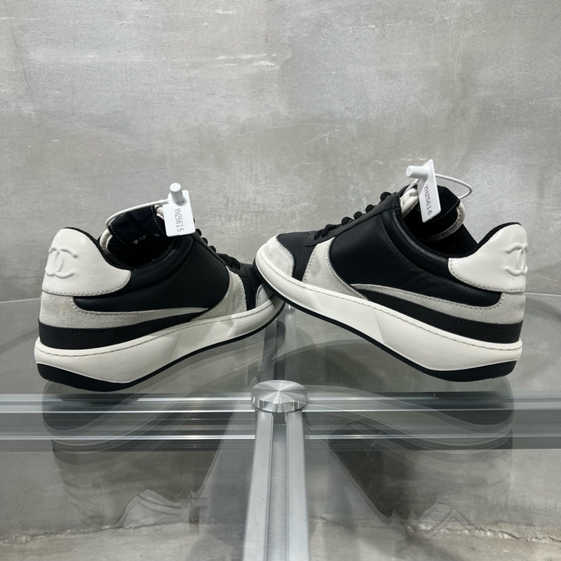 香奈兒Chanel 23C 黑白雙C金標 運動鞋 36碼-4
