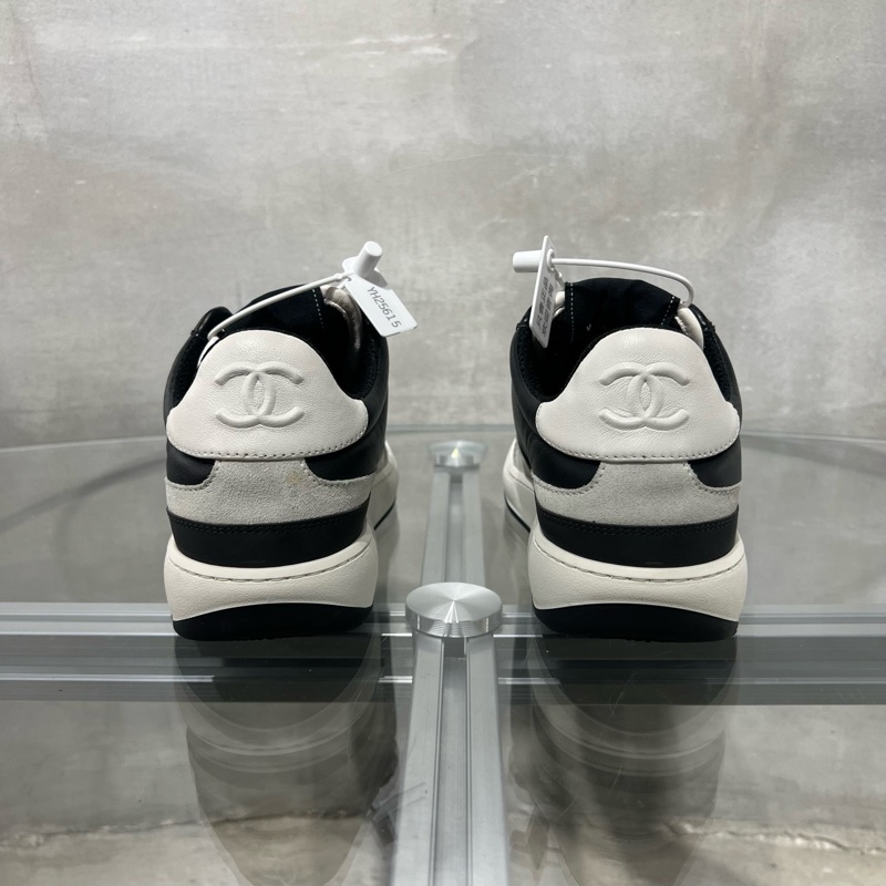 香奈兒Chanel 23C 黑白雙C金標 運動鞋 36碼-5
