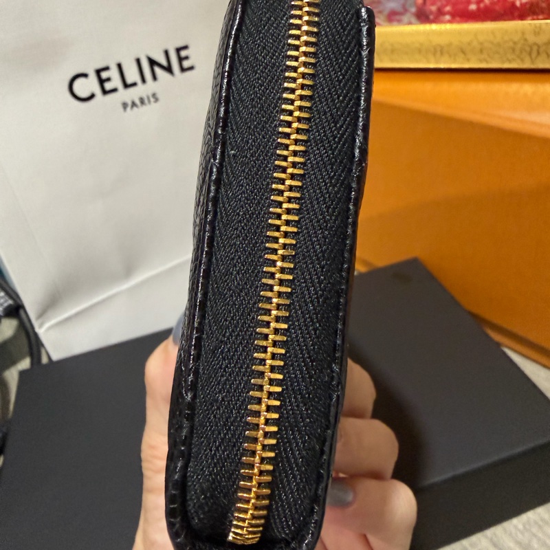 chanel coco 荔枝牛皮拉鏈長夾-2