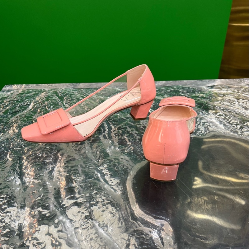 Roger Vivier 華倫天奴 溫柔仙女粉 女鞋,36.5 碼 附件:塵袋-1