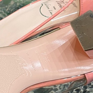 Roger Vivier 華倫天奴 溫柔仙女粉 女鞋,36.5 碼 附件:塵袋-4