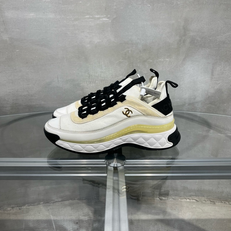 Chanel香奈兒 熊貓運動鞋 白金色 36.5碼-2