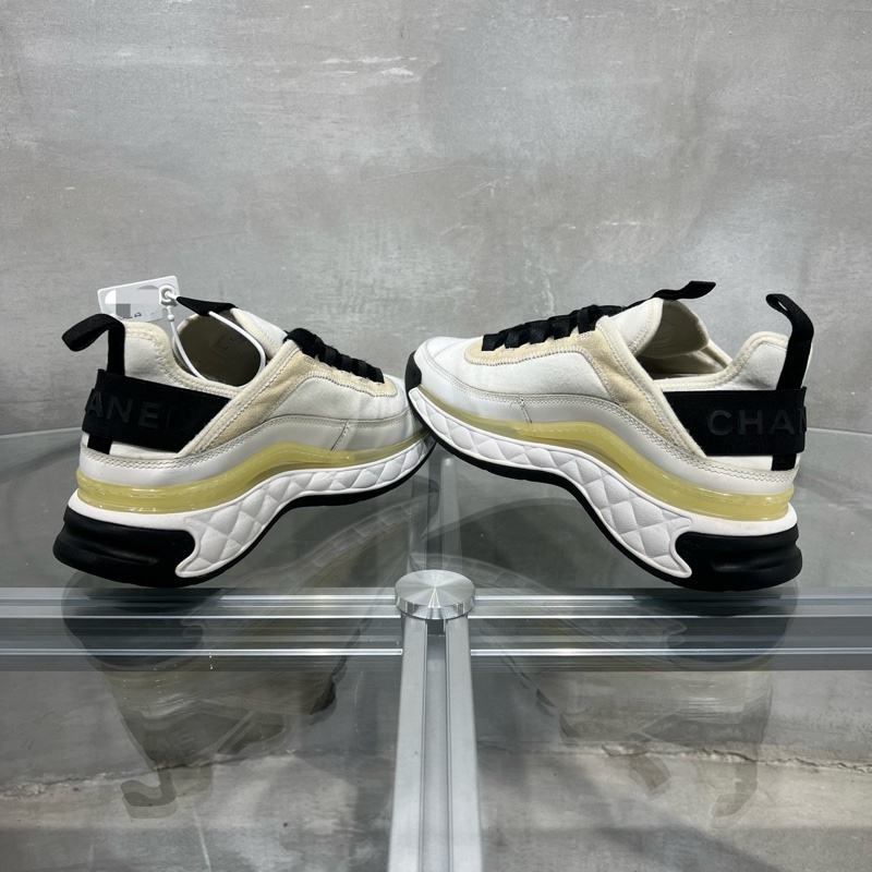 Chanel香奈兒 熊貓運動鞋 白金色 36.5碼-4