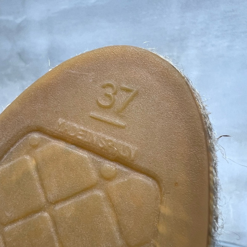 CHANEL 香奈兒 漁夫鞋 金色 絲綢 37 碼-6