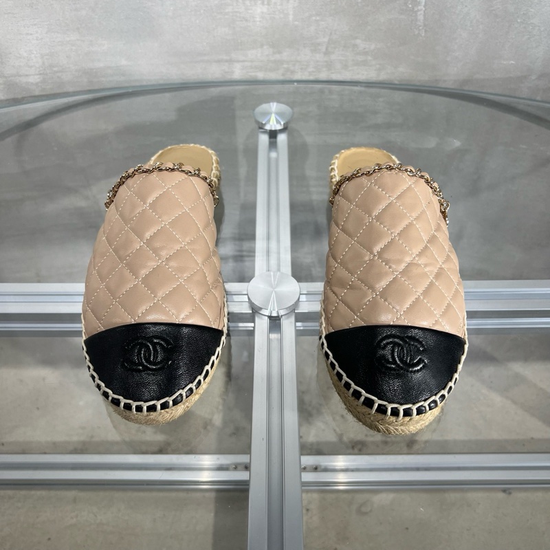 CHANEL 香奈兒 漁夫鏈條半拖 38碼-1