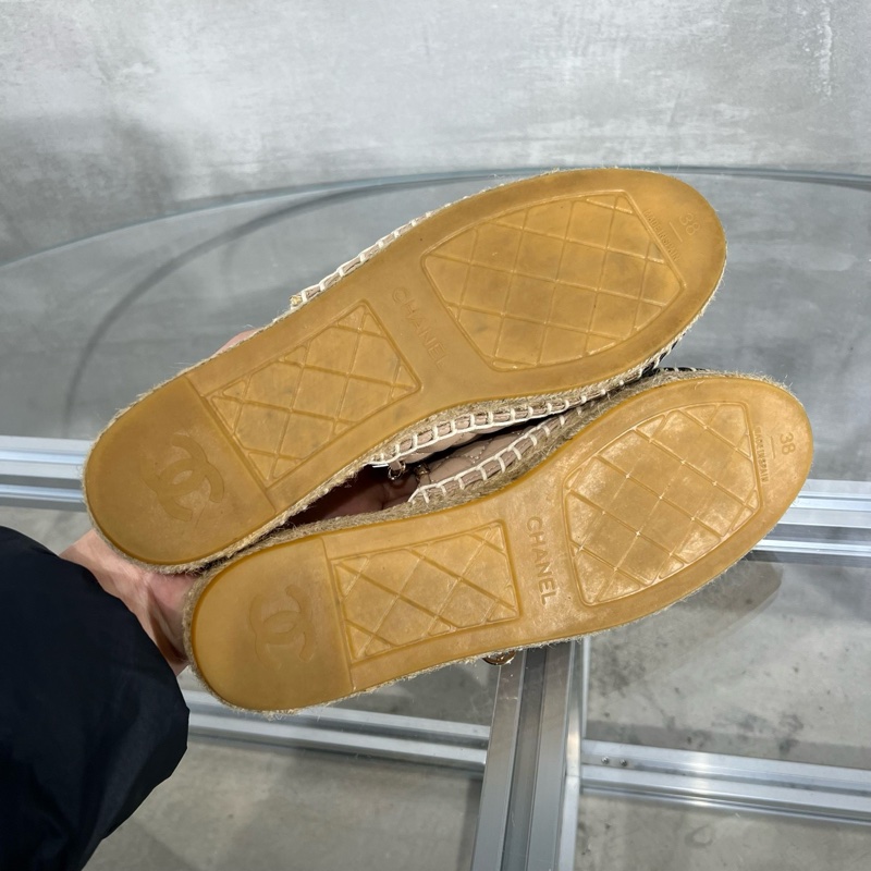 CHANEL 香奈兒 漁夫鏈條半拖 38碼-9