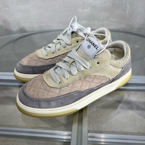 CHANEL 香奈兒 灰色板鞋 38碼