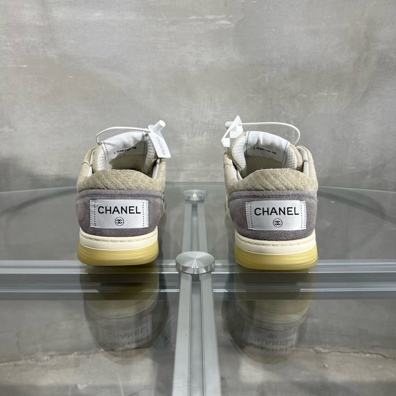 CHANEL 香奈兒 灰色板鞋 38碼-5