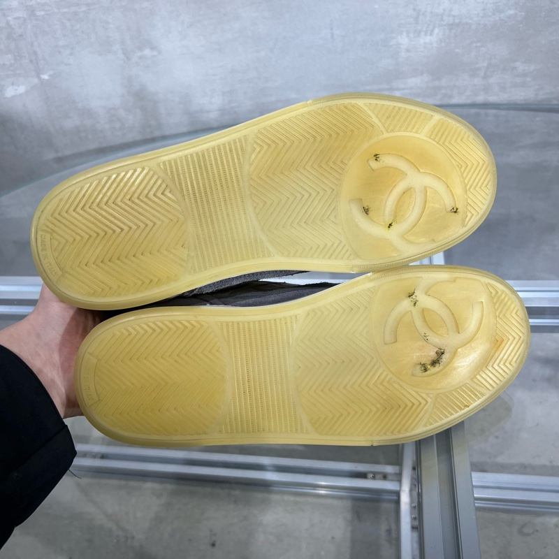 CHANEL 香奈兒 灰色板鞋 38碼-7