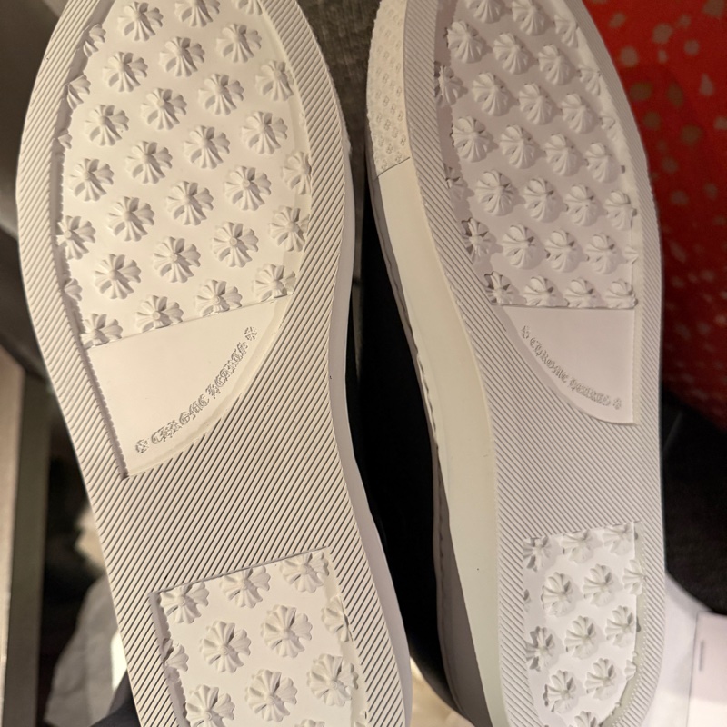 Chrome Hearts 黑色全皮寶劍休閑鞋 High Top Slip On Size 40 (fits 40-40.5)-5