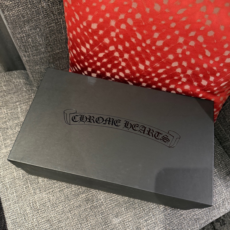 Chrome Hearts 黑色全皮寶劍休閑鞋 High Top Slip On Size 40 (fits 40-40.5)-7