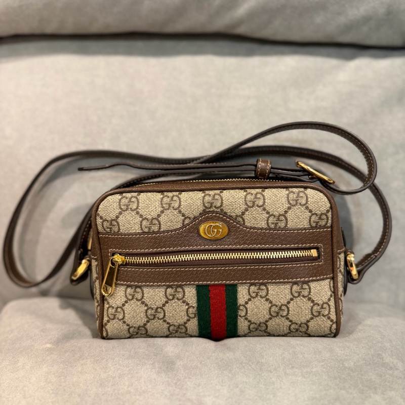 GUCCI Ophidia 系列mini 老花相機包腰包-2
