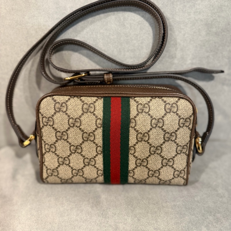 GUCCI Ophidia 系列mini 老花相機包腰包-6