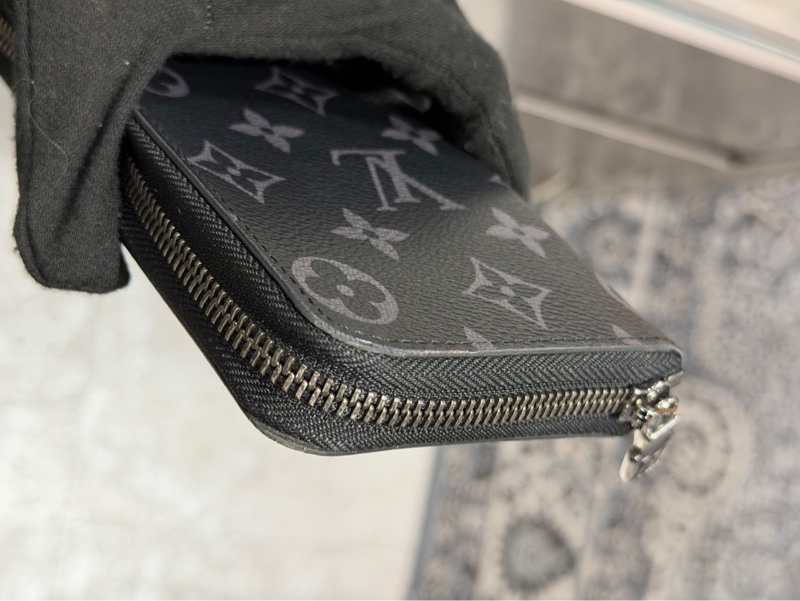 僅用一次🌟Louis Vuitton LV Zippy Vertical 黑老花錢包-7