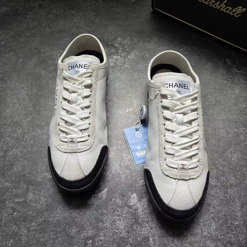 CHANEL香奈兒 皮革德訓鞋 37碼-0