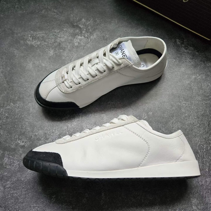 CHANEL香奈兒 皮革德訓鞋 37碼-2
