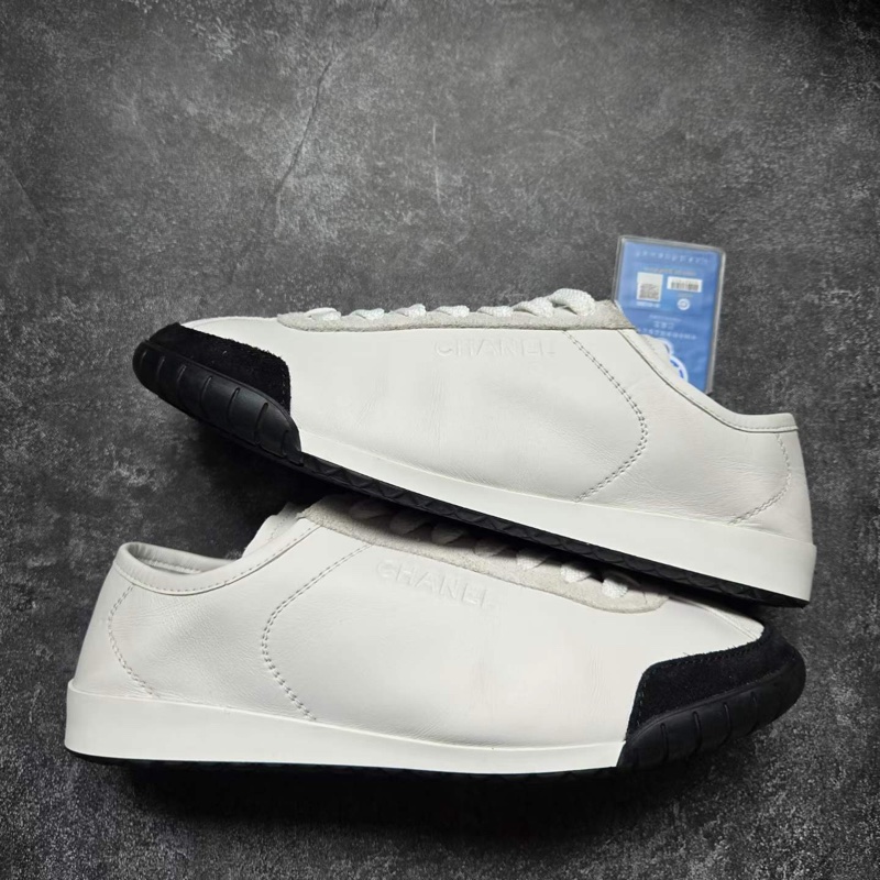 CHANEL香奈兒 皮革德訓鞋 37碼-6