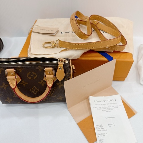 全新有購證🌟Louis Vuitton LV Nano Speedy 25年