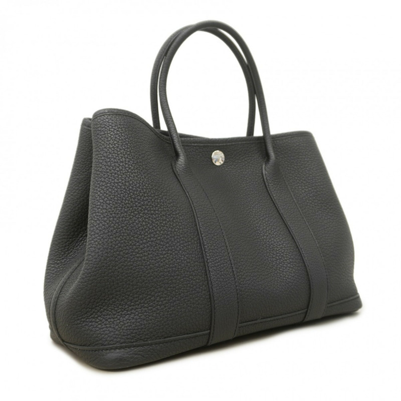 愛馬仕 Garden TPM 手提包，Negonda 黑色，A 印花，女士款-1