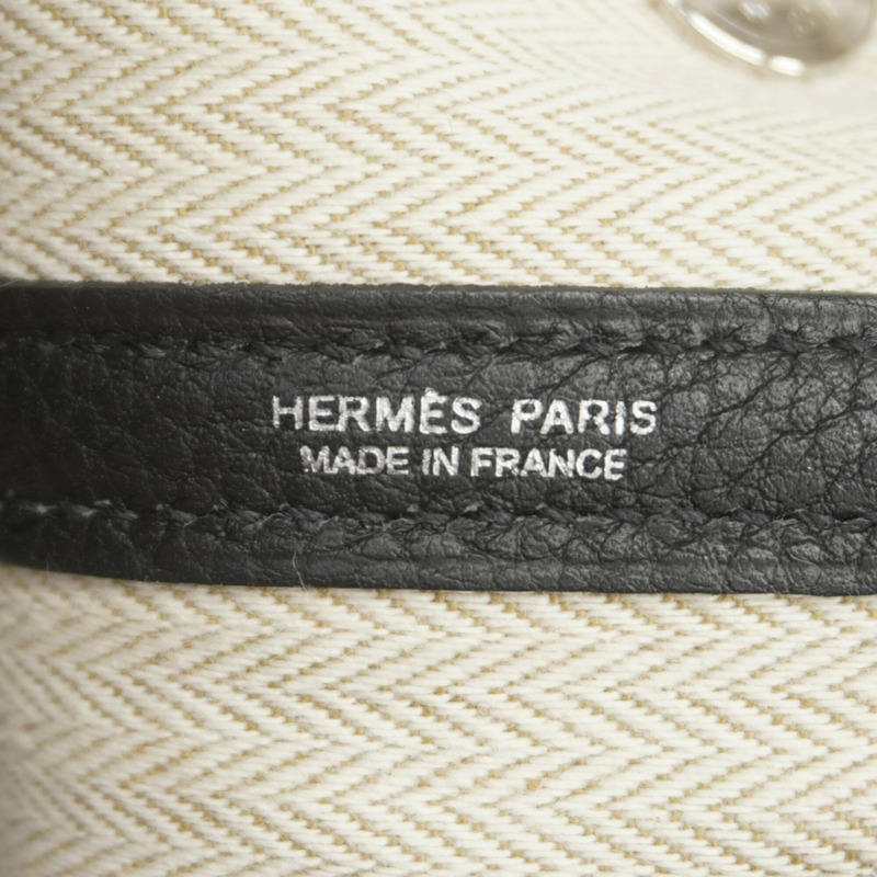 愛馬仕 Garden TPM 手提包，Negonda 黑色，A 印花，女士款-4