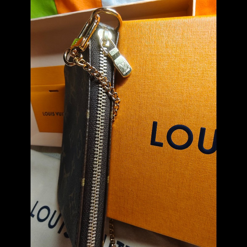 LV小麻將小手肩包9.8新-2
