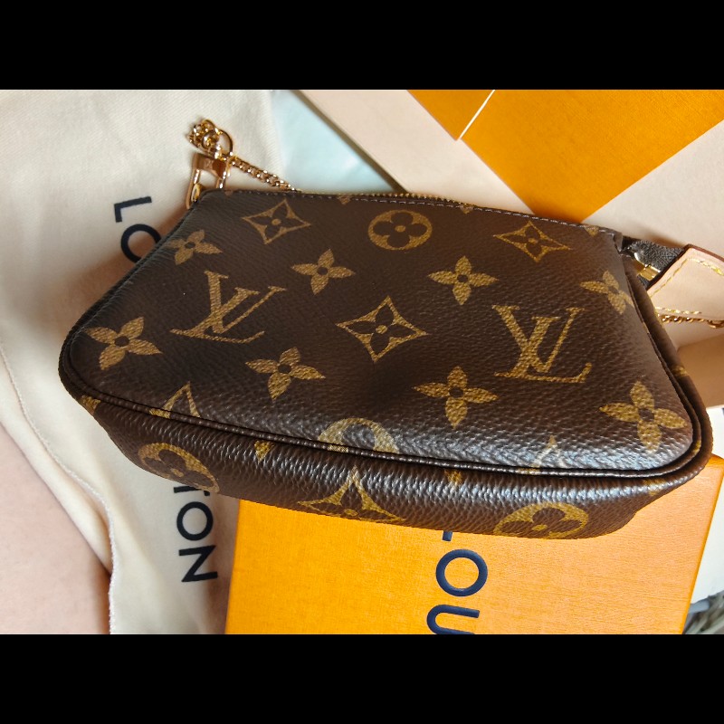 LV小麻將小手肩包9.8新-10