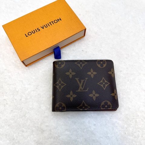 路易威登短夾LV Multiple 錢包 原花棕色帆布🤎經典對開短夾 熱門實用款 M60895