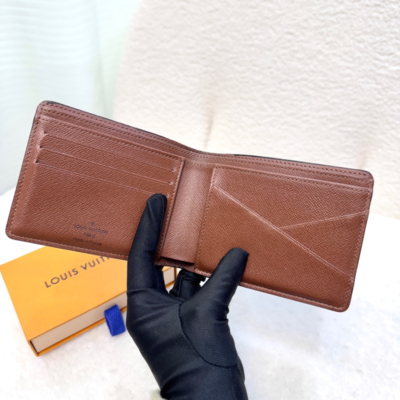 路易威登短夾LV Multiple 錢包 原花棕色帆布🤎經典對開短夾 熱門實用款 M60895-2