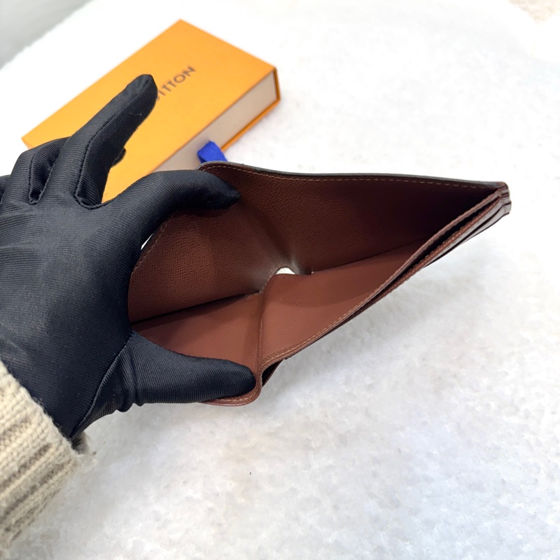 路易威登短夾LV Multiple 錢包 原花棕色帆布🤎經典對開短夾 熱門實用款 M60895-4