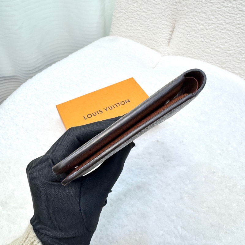 路易威登短夾LV Multiple 錢包 原花棕色帆布🤎經典對開短夾 熱門實用款 M60895-7