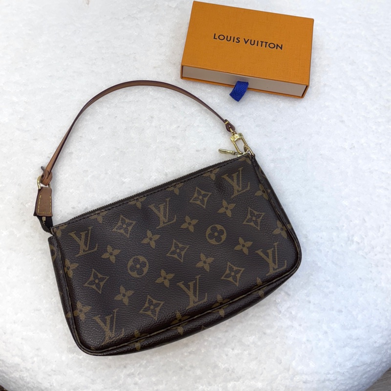 路易威登麻將包 LV大麻將原花老花一字拉鍊百搭款-6