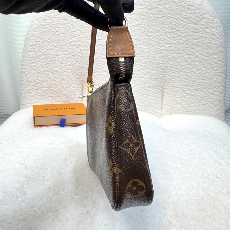 路易威登麻將包 LV大麻將原花老花一字拉鍊百搭款-8