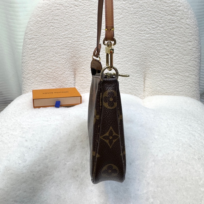 路易威登麻將包 LV大麻將原花老花一字拉鍊百搭款-9