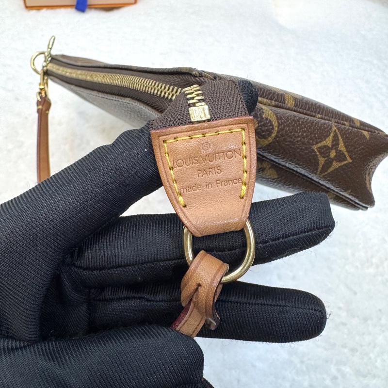 路易威登麻將包 LV大麻將原花老花一字拉鍊百搭款-14