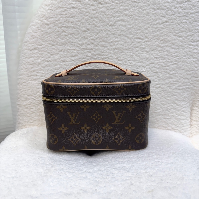 路易威登化妝包包 LV Nice Mini 原花老花✨化妝包改裝斜背 小廢包必備 M44495-9