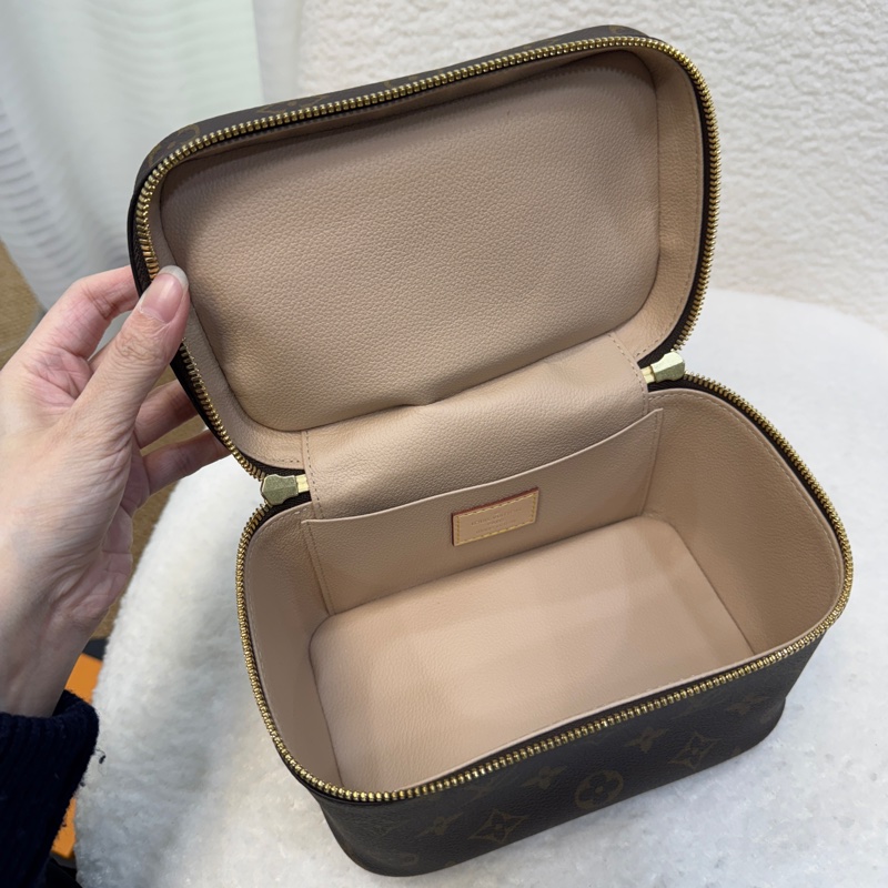 路易威登化妝包包 LV Nice Mini 原花老花✨化妝包改裝斜背 小廢包必備 M44495-14