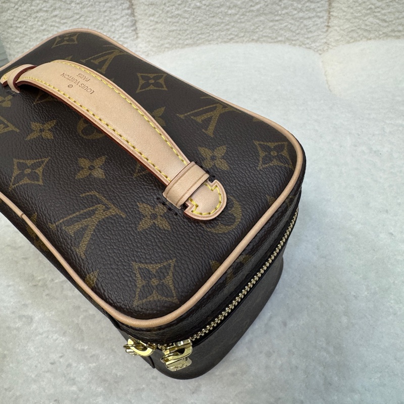 路易威登化妝包包 LV Nice Mini 原花老花✨化妝包改裝斜背 小廢包必備 M44495-16