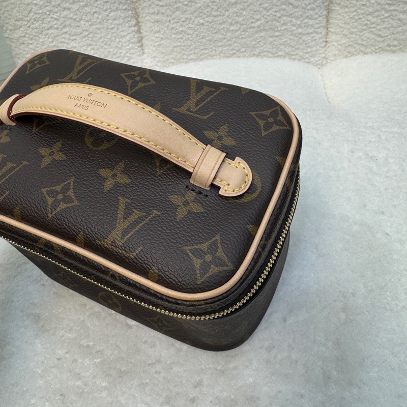 路易威登化妝包包 LV Nice Mini 原花老花✨化妝包改裝斜背 小廢包必備 M44495-17
