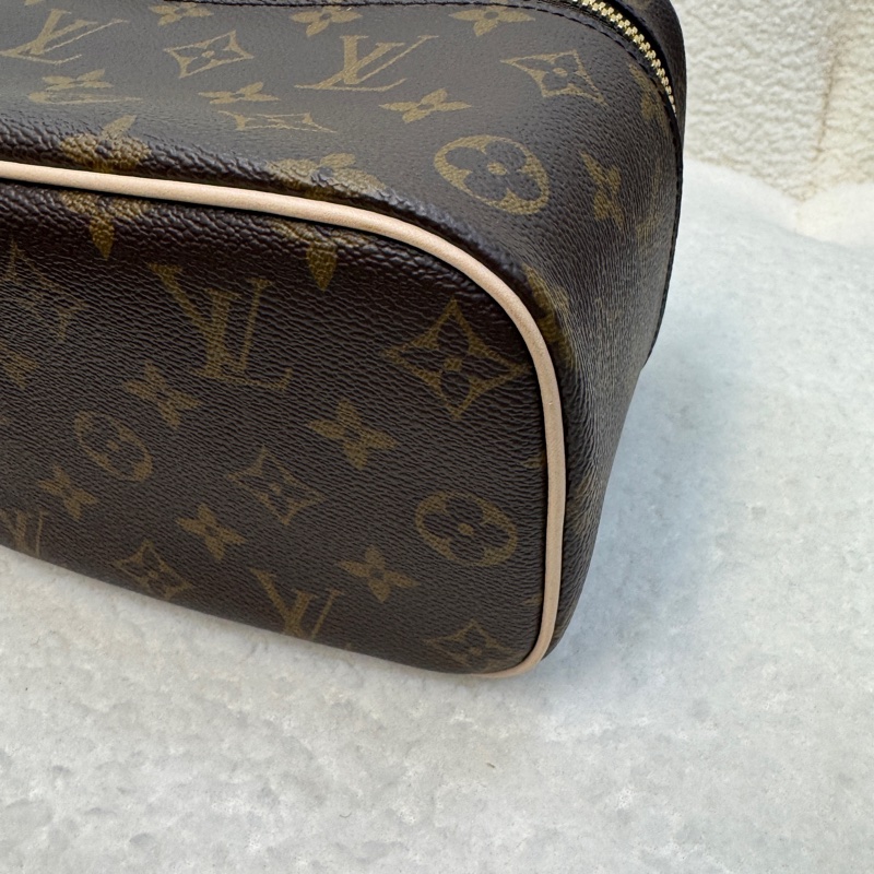 路易威登化妝包包 LV Nice Mini 原花老花✨化妝包改裝斜背 小廢包必備 M44495-18