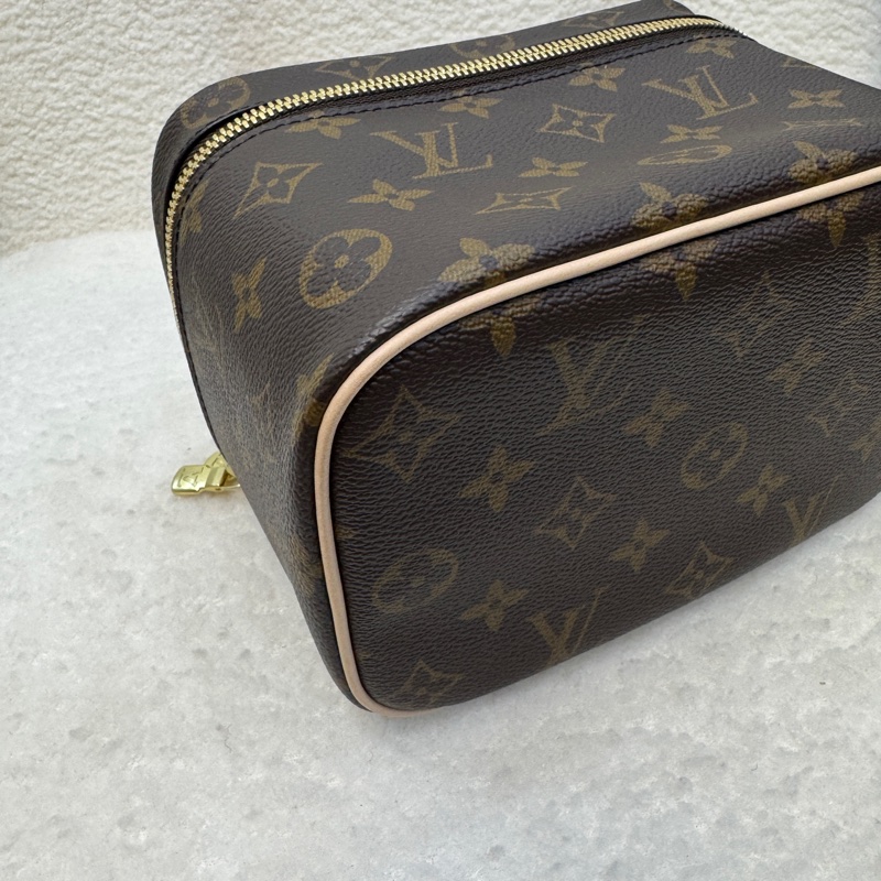 路易威登化妝包包 LV Nice Mini 原花老花✨化妝包改裝斜背 小廢包必備 M44495-19