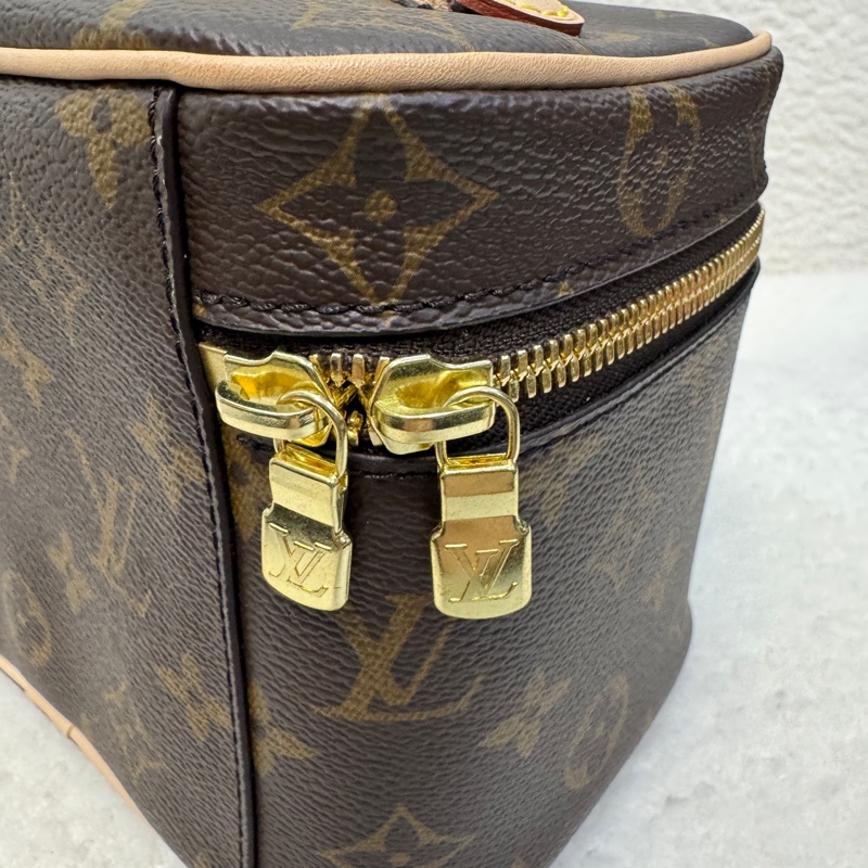 路易威登化妝包包 LV Nice Mini 原花老花✨化妝包改裝斜背 小廢包必備 M44495-20