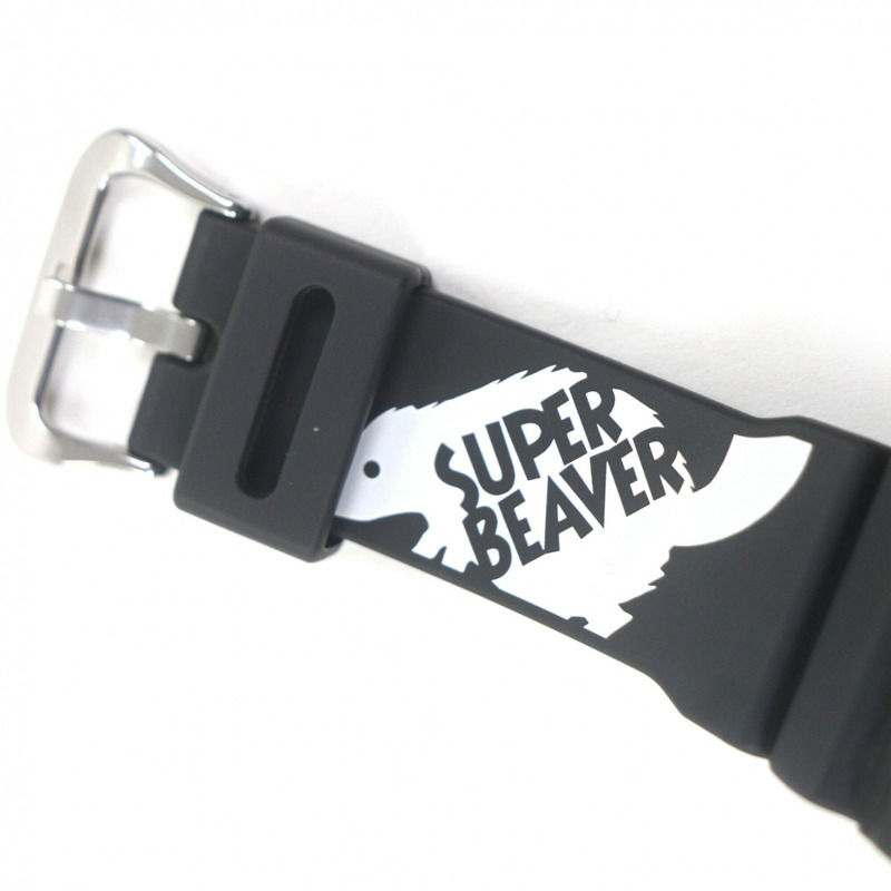 卡西歐 G-SHOCK DW-5600SB23-1JR SUPER BEAVER 聯名款數位手錶，限量版（3000 枚），速度型，黑色，男士款（2023 年款）-4
