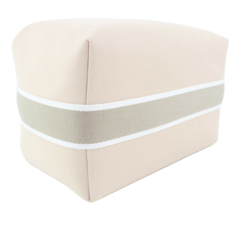 愛馬仕 (HERMES) Bride-à-Brac GM 100% 純棉 H Logo Sellier 連結手提包/手拿包，象牙色，法國製造，女士款-3