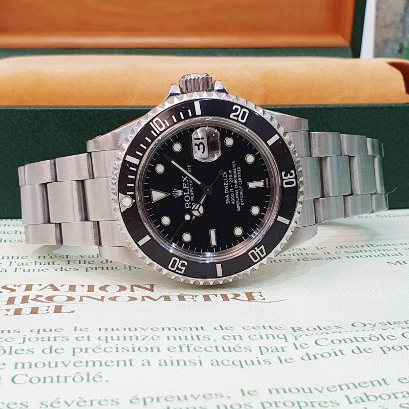【大眾名錶】ROLEX 勞力士 16600 Sea Dweller 鋁圈 海使 台灣AD全配件 大眾名表B1223-4