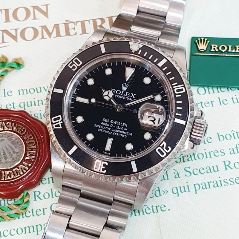 【大眾名錶】ROLEX 勞力士 16600 Sea Dweller 鋁圈 海使 台灣AD全配件 大眾名表B1223-8