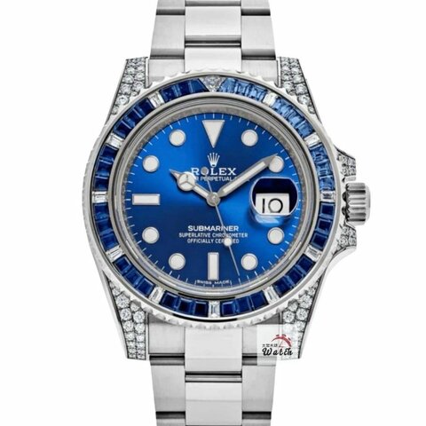 【大眾名錶】ROLEX勞力士 116610LN改116659SABR 精鑲藍寶石圈/鑽腳 渣男款 2015/04卡 大眾名錶B1224