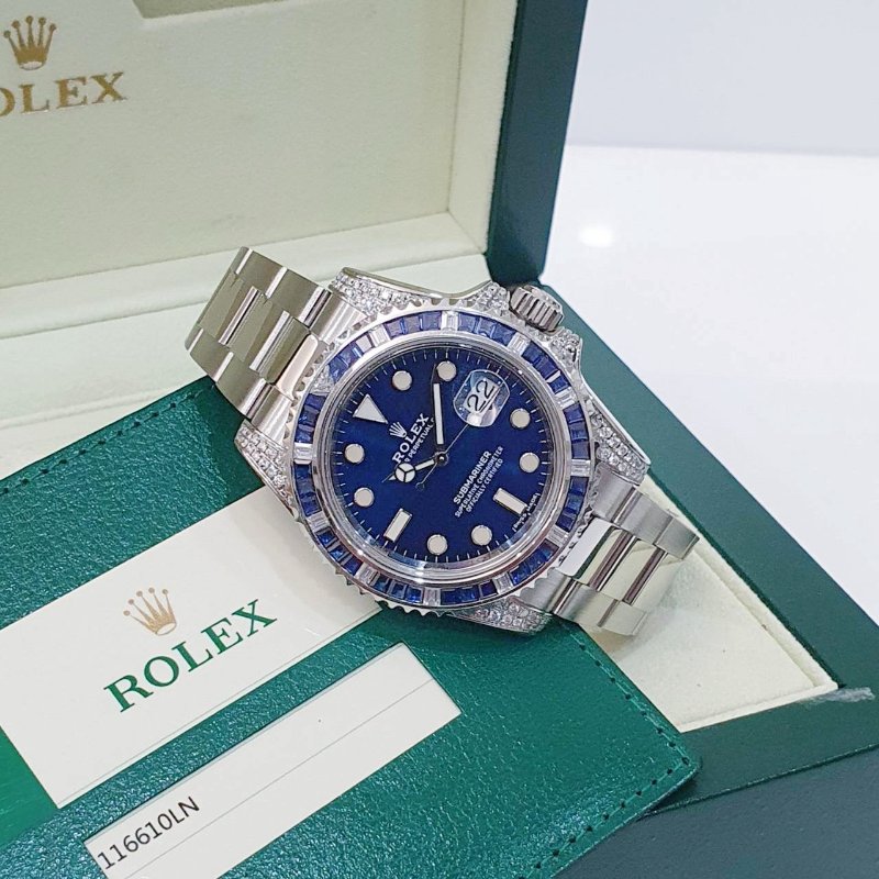 【大眾名錶】ROLEX勞力士 116610LN改116659SABR 精鑲藍寶石圈/鑽腳 渣男款 2015/04卡 大眾名錶B1224-2